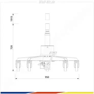 AC Hydraulic hydraulischer Getriebeheber VLT6